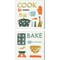Retro Kitchen by Becky Thorns 14" x 14" Canvas Wall Art (Set of 2)